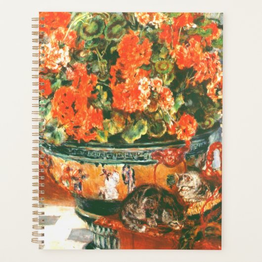 Pierre-Auguste Renoir Geraniums and Cats Planer (Vorderseite)