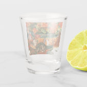 Pierre-Auguste Renoir Geraniums and Cats Schnapsglas (Rückseite)