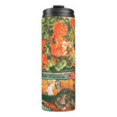 Pierre-Auguste Renoir Geraniums and Cats Thermosbecher (Vorderseite)