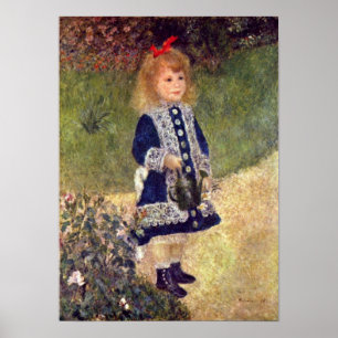 Pierre-Auguste Renoir - Girl with Watering Can Poster