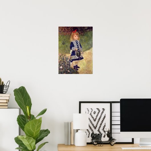 Pierre-Auguste Renoir - Girl with Watering Can Poster (Heimbüro)