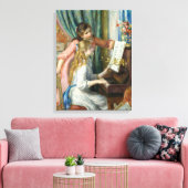 Pierre-Auguste Renoir Girls am Piano Leinwanddruck (Insitu (Wohnzimmer))