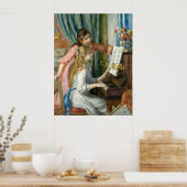 Pierre-Auguste Renoir Girls am Piano Poster (Küche)