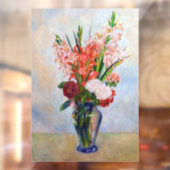 Pierre-Auguste Renoir - Gladioli Fensteraufkleber (Blatt 2)