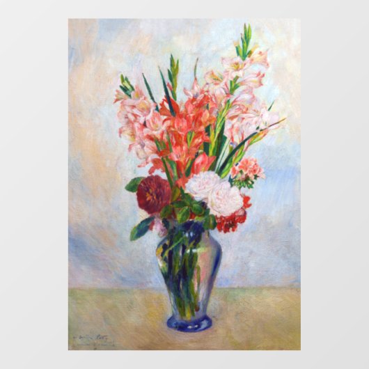 Pierre-Auguste Renoir - Gladioli Fensteraufkleber (Blatt)