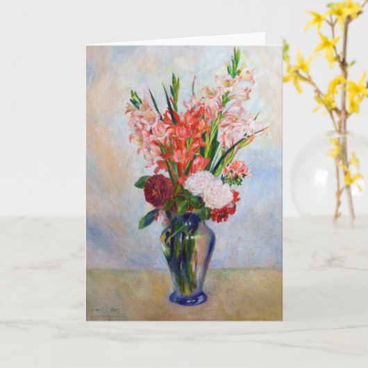 Pierre-Auguste Renoir - Gladioli Karte (Gelbe Blume)