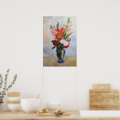 Pierre-Auguste Renoir - Gladioli Poster (Küche)