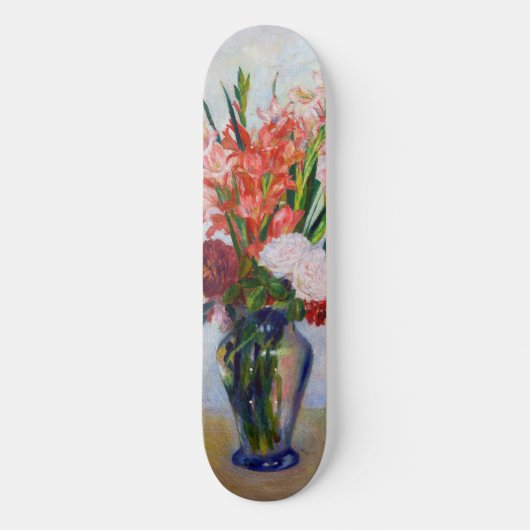 Pierre-Auguste Renoir - Gladioli Skateboard (Vorderseite)