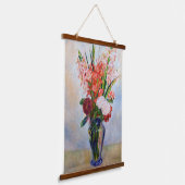 Pierre-Auguste Renoir - Gladioli Wandteppich Mit Holzrahmen (Gewinkelt)