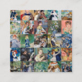 Pierre-Auguste Renoir - Grid Collage - QR-Code Quadratische Visitenkarte (Vorderseite)