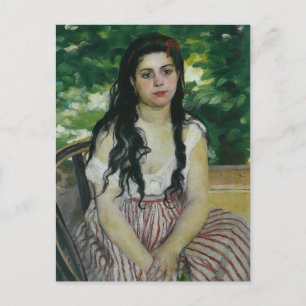 Pierre-Auguste Renoir- Im Sommer (die Sinti und Ro Postkarte