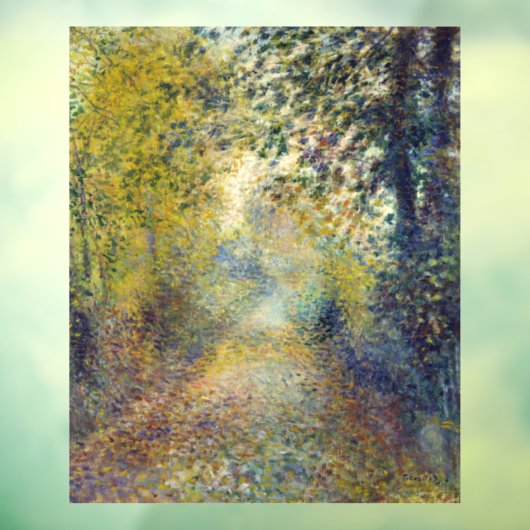 Pierre-Auguste Renoir - Im Wald Fensteraufkleber (Blatt 3)