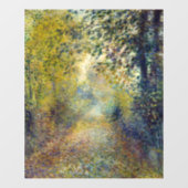 Pierre-Auguste Renoir - Im Wald Fensteraufkleber (Blatt)