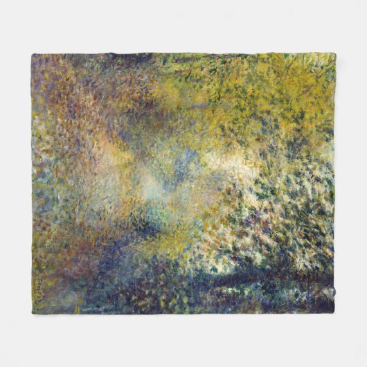 Pierre-Auguste Renoir - Im Wald Fleecedecke (Vorderseite (Horizontal))
