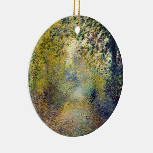 Pierre-Auguste Renoir - Im Wald Keramik Ornament (Rechts)