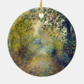 Pierre-Auguste Renoir - Im Wald Keramik Ornament (Hinten)