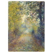 Pierre-Auguste Renoir - Im Wald Klemmbrett (Rückseite)
