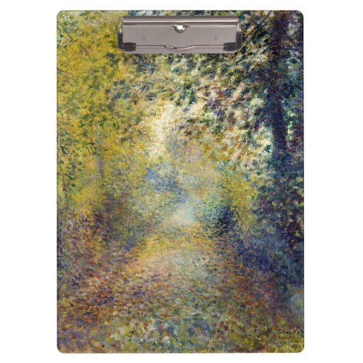 Pierre-Auguste Renoir - Im Wald Klemmbrett (Vorderseite)