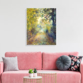 Pierre-Auguste Renoir - Im Wald Leinwanddruck (Insitu (Wohnzimmer))