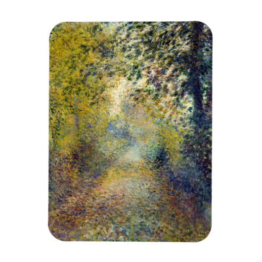 Pierre-Auguste Renoir - Im Wald Magnet (Vertikal)
