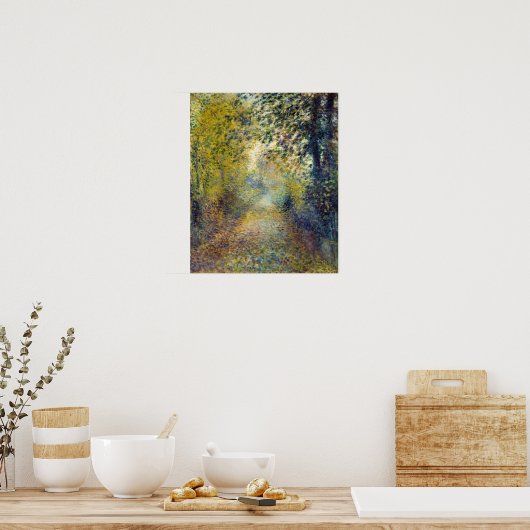 Pierre-Auguste Renoir - Im Wald Poster (Küche)