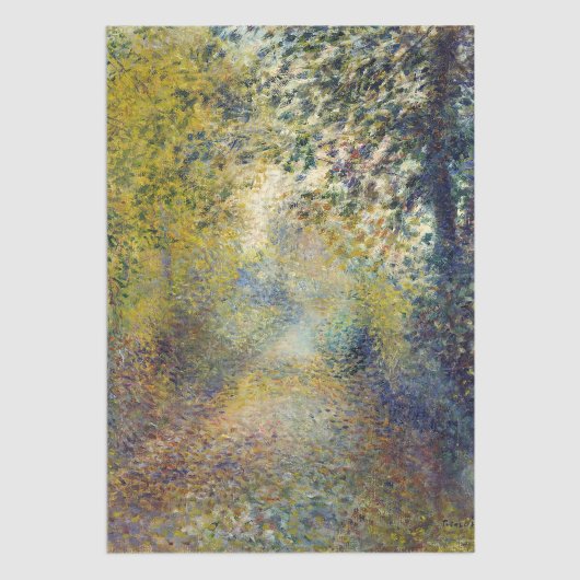 Pierre-Auguste Renoir - Im Wald Seidenpapier