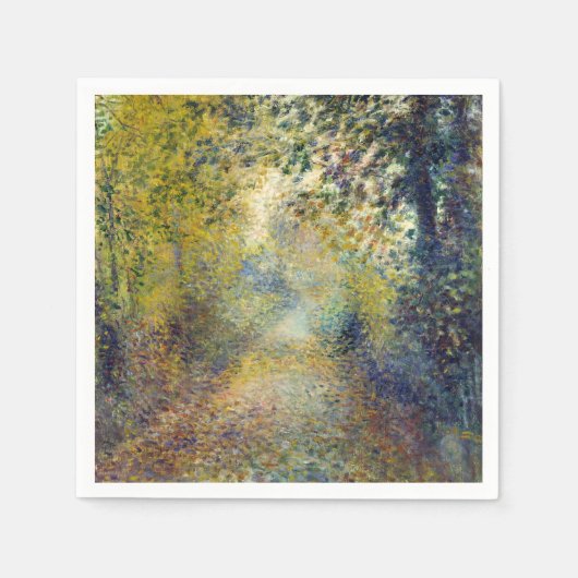 Pierre-Auguste Renoir - Im Wald Serviette (Vorderseite)