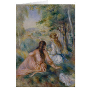 Pierre Auguste Renoir in der Wiese