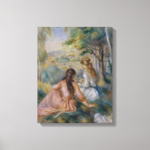 Pierre Auguste Renoir   in der Wiese Leinwanddruck