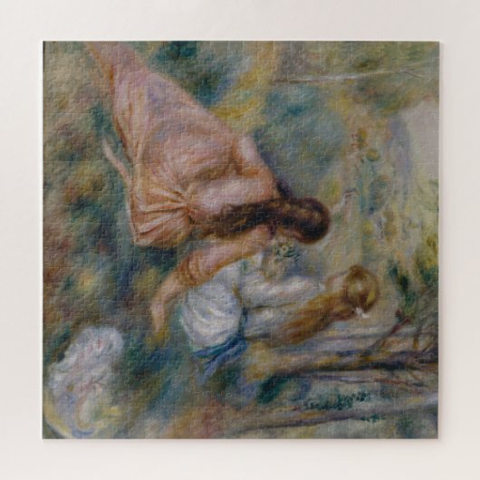Pierre Auguste Renoir | in der Wiese Puzzle (Horizontal)