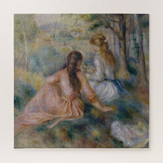 Pierre Auguste Renoir | in der Wiese Puzzle (Vertikal)