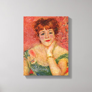 Pierre-Auguste Renoir - Jeanne Samary-Porträt Leinwanddruck