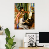 Pierre-Auguste Renoir - Jeunes Filles au Piano Poster (Heimbüro)