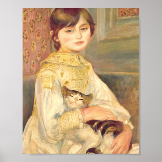 Pierre Auguste Renoir - Julie Manet with Cat Poster (Vorne)