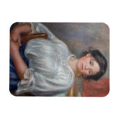Pierre-Auguste Renoir - Junge Frau sitzt Magnet (Horizontal)