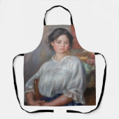 Pierre-Auguste Renoir - Junge Frau sitzt Schürze (Vorderseite)