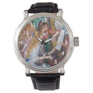 Pierre Auguste Renoir - Junge Mädchen am Klavier Armbanduhr