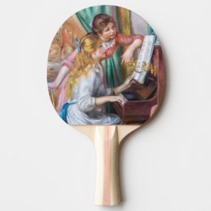 Pierre Auguste Renoir - Junge Mädchen am Klavier Tischtennis Schläger