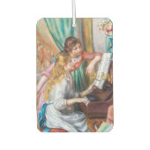 Pierre Auguste Renoir - Junge Mädchen am Piano Autolufterfrischer (Vorderseite)