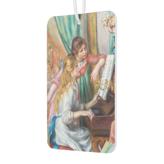 Pierre Auguste Renoir - Junge Mädchen am Piano Autolufterfrischer (Links)