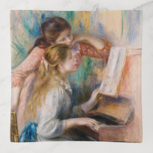 Pierre Auguste Renoir - Junge Mädchen am Piano Dekoschale