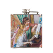 Pierre Auguste Renoir - Junge Mädchen am Piano Flachmann (Rückseite)