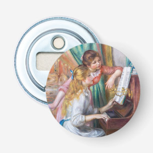 Pierre Auguste Renoir - Junge Mädchen am Piano Flaschenöffner