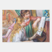 Pierre Auguste Renoir - Junge Mädchen am Piano Geschenkpapier Set (Vorderseite 2)