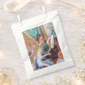 Pierre Auguste Renoir - Junge Mädchen am Piano Geschenktütchen (Ausgeschnitten)