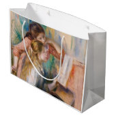 Pierre Auguste Renoir - Junge Mädchen am Piano Große Geschenktüte (Rückseite Schrägansicht)