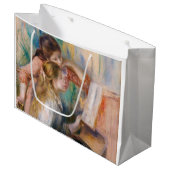 Pierre Auguste Renoir - Junge Mädchen am Piano Große Geschenktüte (Vorderseite Schrägansicht)
