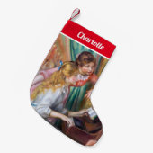 Pierre Auguste Renoir - Junge Mädchen am Piano Kleiner Weihnachtsstrumpf (Vorderansicht (hängend))
