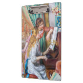 Pierre Auguste Renoir - Junge Mädchen am Piano Klemmbrett (Links)