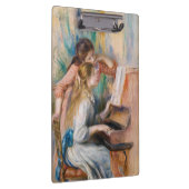 Pierre Auguste Renoir - Junge Mädchen am Piano Klemmbrett (Rechts)